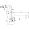 Alcaplast AKS2 Сифон для сбора конденсата