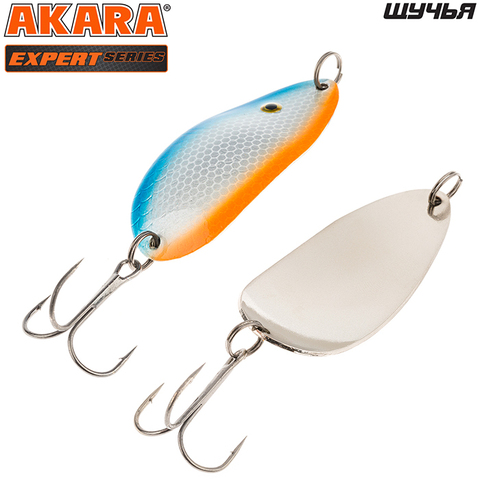 Блесна колеб. Akara Expert Щучья 65 мм 12 гр. 1/SIL 5 шт/уп. продажа от 1 уп.