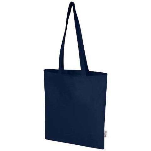 Madras Blend эко-сумка из переработанного хлопка GRS плотностью 140 г/м² объемом 7 л