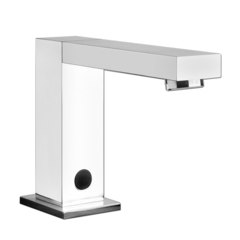 Gessi Rettangolo 30501#031 Электронный смеситель для раковины с кран-фильтром для регулировки температуры и напора воды, цвет: хром фото