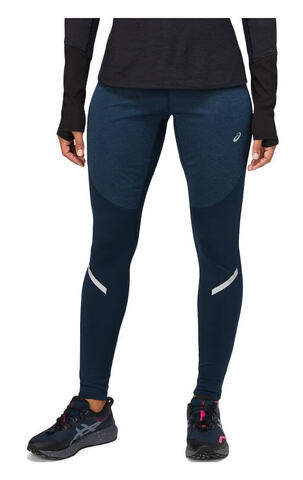 Asics Lite Show Winter Tight беговые тайтсы женские синие