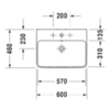 Duravit ME by Starck 2335600030 Раковина