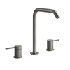 Gessi 316 54011#239 Смеситель для раковины на 3 отверстия, без донного клапана, излив 156мм, h=269мм, цвет: steel brushed