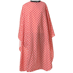 Накидка парикмахерская Harizma, 140х160см, "орнамент" красный (h10882B-03)