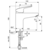 Ideal Standard Ceraflex B1714AA Смеситель для раковины однорычажный