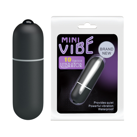 Baile Mini Vibe Черная компактная вибропуля