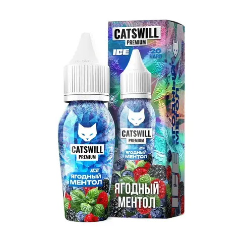 Жидкость CATSWILL PREMIUM ICE Salt 2% 30 ml - ЯГОДНЫЙ МЕНТОЛ