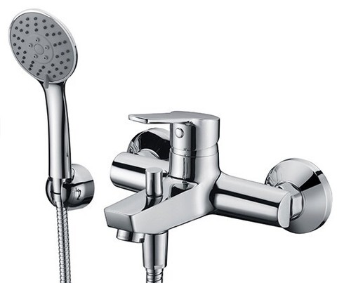 WasserKRAFT Rhin 4401 Смеситель для ванны с коротким изливом, цвет: хром