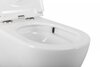 Cezares CZR-38088-49-TH-TOR/SC Унитаз подвесной безободковый с сиденьем, цвет: белый