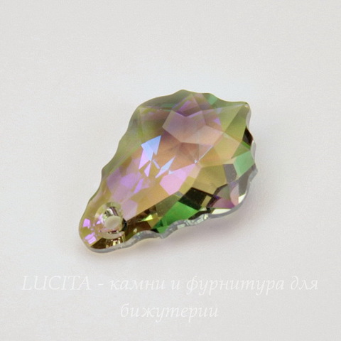 6090 Подвеска Сваровски Baroque Crystal Paradise Shine (16х11 мм)