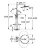 GROHE Essence 23741DC1 Душевая система напольная