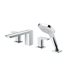 TOTO Jewelhex TBG02202R Смеситель для ванны, 525x295x226мм, на 4 отв. С ручным душем, Comfort Wave, цвет: хром фото