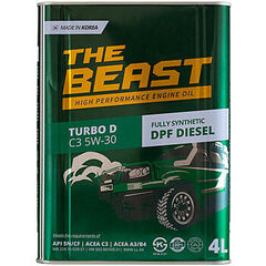 E0201L04U1 THE BEAST Синт-ое мот.масло TURBO D C3 5W-30 (4л) - 4 л