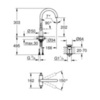 GROHE Atrio 21022AL3 Смеситель для раковины
