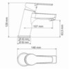 WasserKRAFT Rhin 4403 Смеситель для раковины, цвет: хром