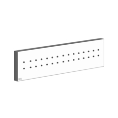 Gessi Rettangolo 32975#031 Боковая форсунка прямоугольная, цвет: хром фото