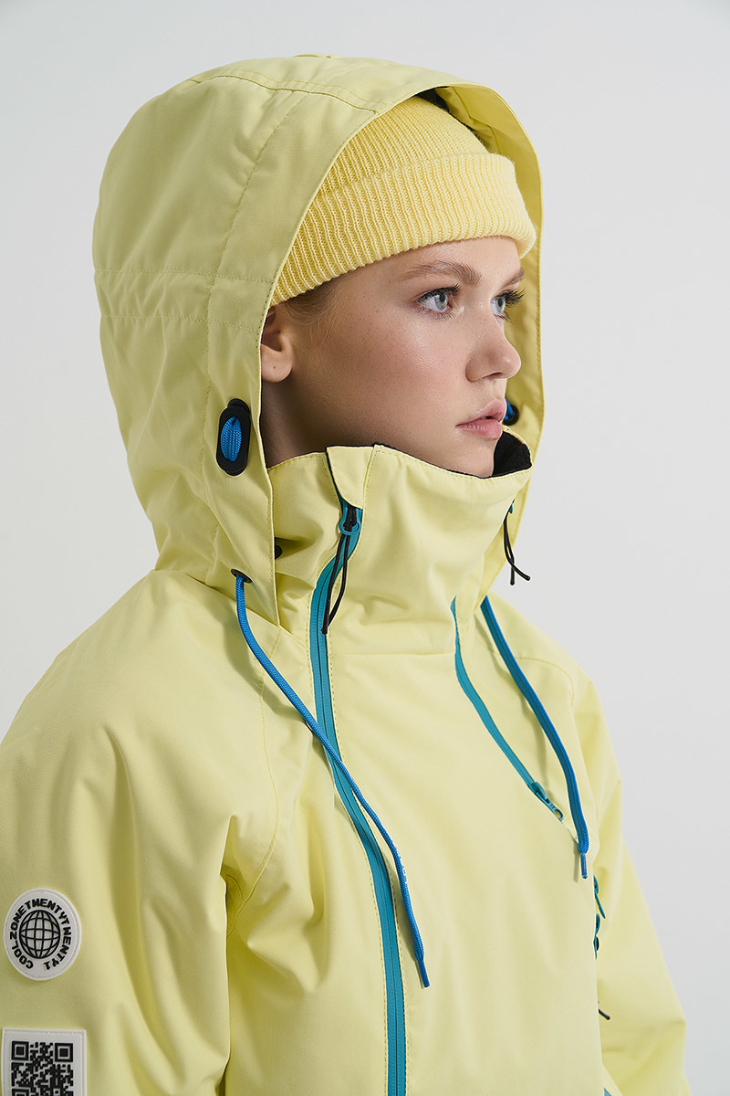 Cool Zone CRUSH комбинезон женский для сноуборда лимонный-волна - 7