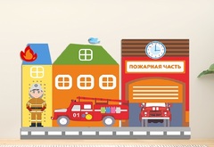 Декоративно-развивающая панель 2,5 метра