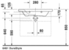 Duravit DuraStyle 2320800060 Раковина мебельная