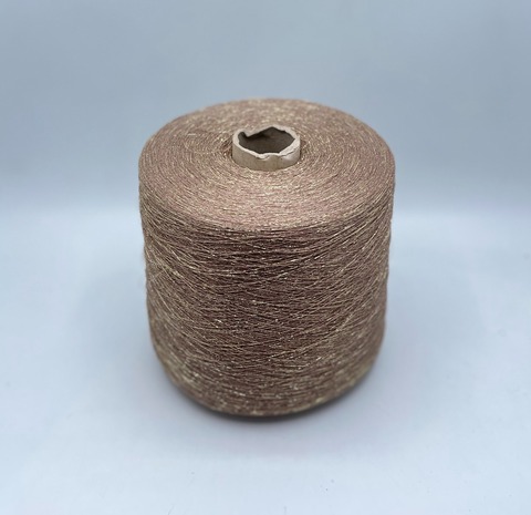 Industria Italiana (пр.Италия),art- Frizzante 3500 м/100гр, 70%Вискоза, 15%Металлик(Люрекс), 15%Полиамид, цвет-Латте(2093/9401). арт-36054