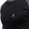 Мужской комплект термобелья с ветрозащитой Arswear Windstoppe серо-черный - 8