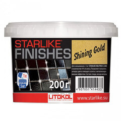 Декоративная добавка для затирки Litokol Starlike Finishes Shining Gold, ведро 200 г