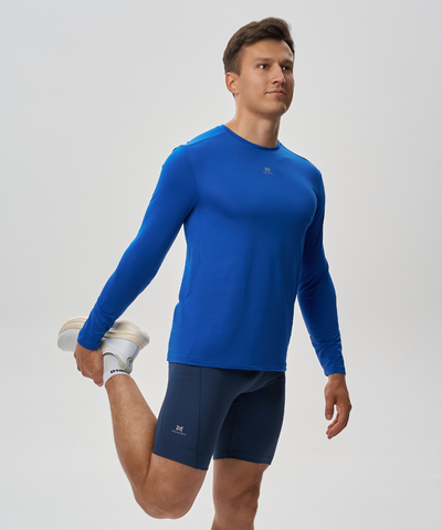 Футболка для бега с длинным рукавом Nordski Run 2.0 aster blue