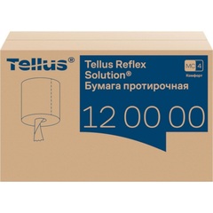 Бумага протирочная в рулоне с центральной вытяжкой Tellus Reflex Комфорт M4/MC4 771 лист 19.8x35 см белая 1-слойная (6 штук в упаковке, 120000)