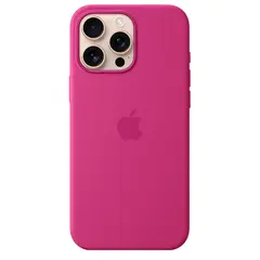 Силиконовый чехол с поддержкой MagSafe Apple Silicone Case для iPhone 16 Pro Max, Fuchsia (Фуксия)