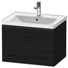 Duravit D-Neo DE425401616 Тумбочка подвесная 440x634x452, 1 ящик, цвет: Black Oak
