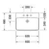Duravit ME by Starck 2335650030 Раковина