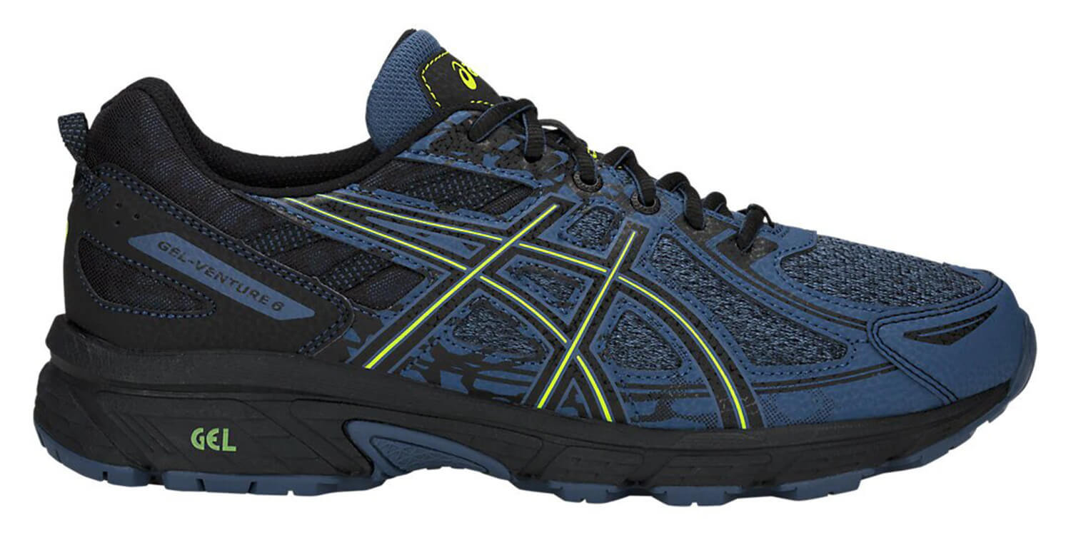 Asics Gel Venture 6 кроссовки-внедорожники для бега мужские темно-синие