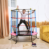 Батут детский DFC SMRKIDS 55" с сеткой, PINK фото №15