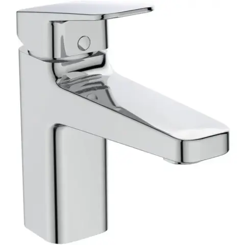 Ideal Standard Ceraplan BD227AA Смеситель для раковины 88 мм, со сливным гарнитуром, FirmaFlow, HWTC, 5 л/мин
