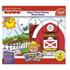 Fisher Price Пазл деревянный 