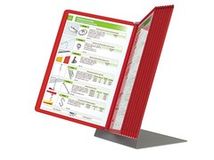 Основание для настольной перекидной системы, 10 рамок INFOLINE-ECO А4