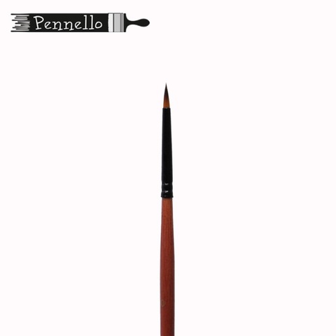 кисть Pennello синтетика круглая №2 короткая ручка