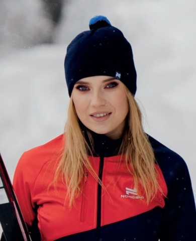 Лыжная шапка Nordski Sport темно-синяя