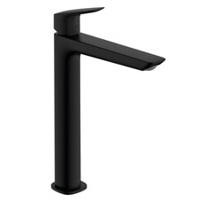 Hansgrohe Logis 71257670 Высокий смеситель для раковины (чёрный матовый) фото