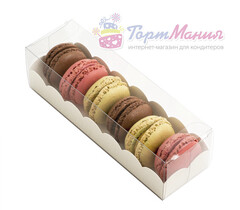 Коробка для пирожных Макарун, цвет белый