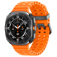 Умные часы Samsung Galaxy Watch Ultra (2025) 47mm LTE, ремешок Marine, Titanium Gray (Черный титан) SM-L705