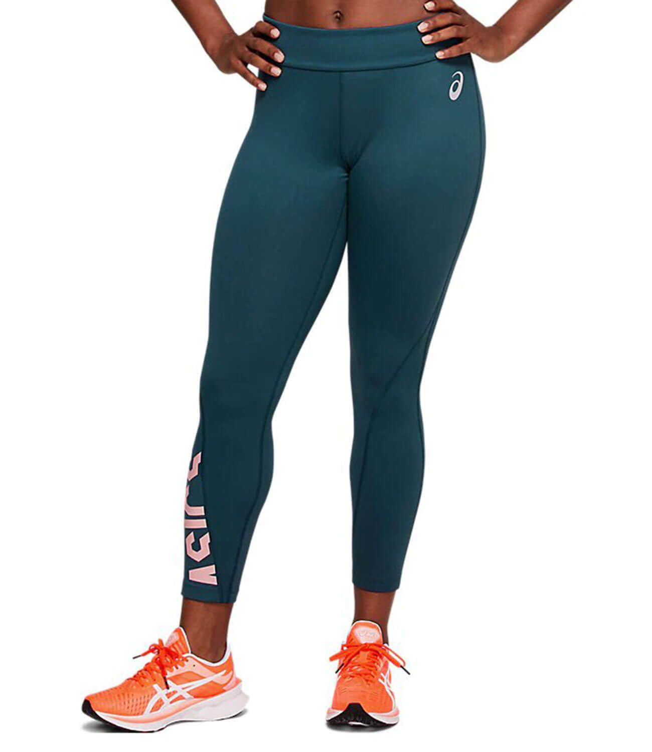 Asics Esnt 7/8 Tight беговые тайтсы женские синие