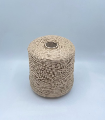 Бобинная пряжа (пр.Италия), art.Cotone, 500м/100 гр. 100%Хлопок, цвет-Бежевый , арт.34872