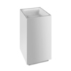 Gessi Rettangolo 37523#521 Раковина напольная 42х42см, слив в стену, с донным клапаном и сифоном, цвет: матовый белый