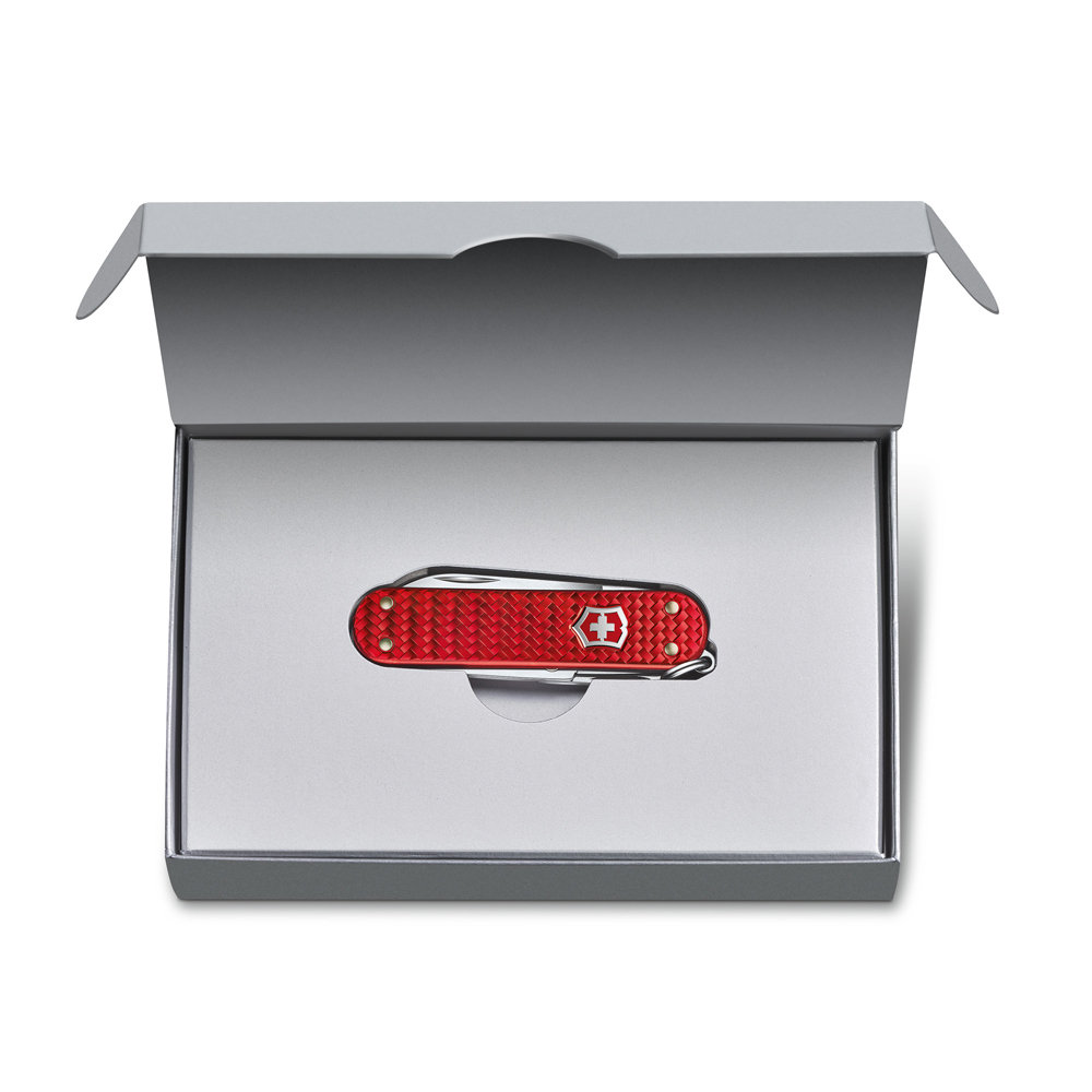 Нож перочинный Victorinox Alox Classic SD Colors, Iconic Red, красный алюминий, 5 функций, 58мм
