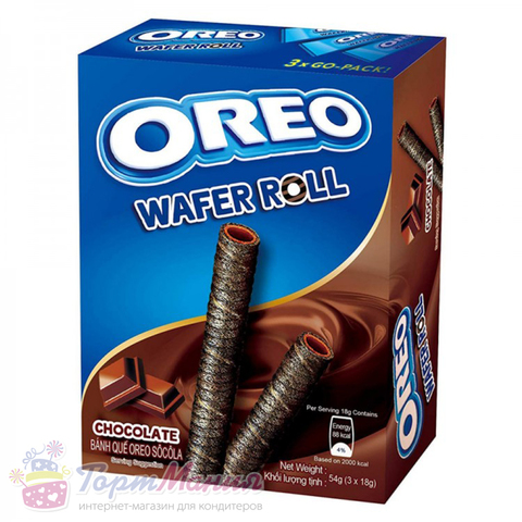 Печенье Oreo Wafer Roll Choco 54 г