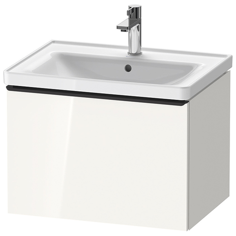 Duravit D-Neo DE425402222 Тумбочка подвесная 440x634x452, 1 ящик, цвет: белый высокоглянцевый