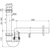 Alcaplast AKS3 Сифон для сбора конденсата