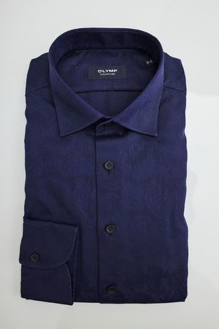 OLYMP SIGNATURE Tailored Fit Сорочка в пейсли в тон