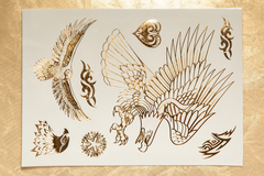 Флеш тату / Flash Tattoo №SD-8004 Флеш тату / Flash Tattoo №SD-8004